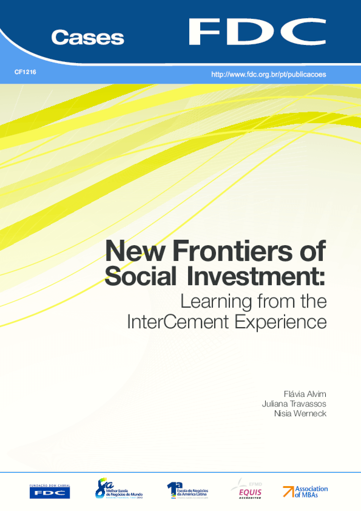 New Frontiers Of Social Investment: Learning From The InterCement ...